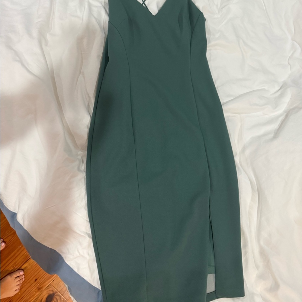 Bailey 44 size small sage green midi below knee dress
